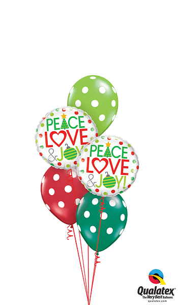 Peace, Love, & Christmas Joy Dots