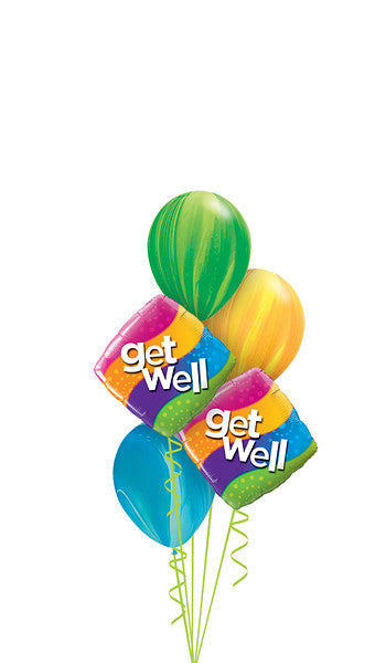 - Get Well Rainbow Ballonboeket