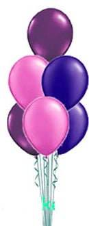 Ballonnenboeket 6 ballonnen