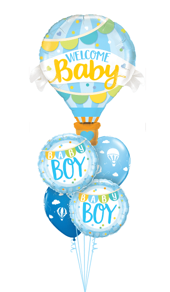 - Hot Air Baby Boy Ballonboeket