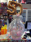 Cadeau ballon transparant