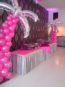 . Satijn tafelrok zonder bovenkleed