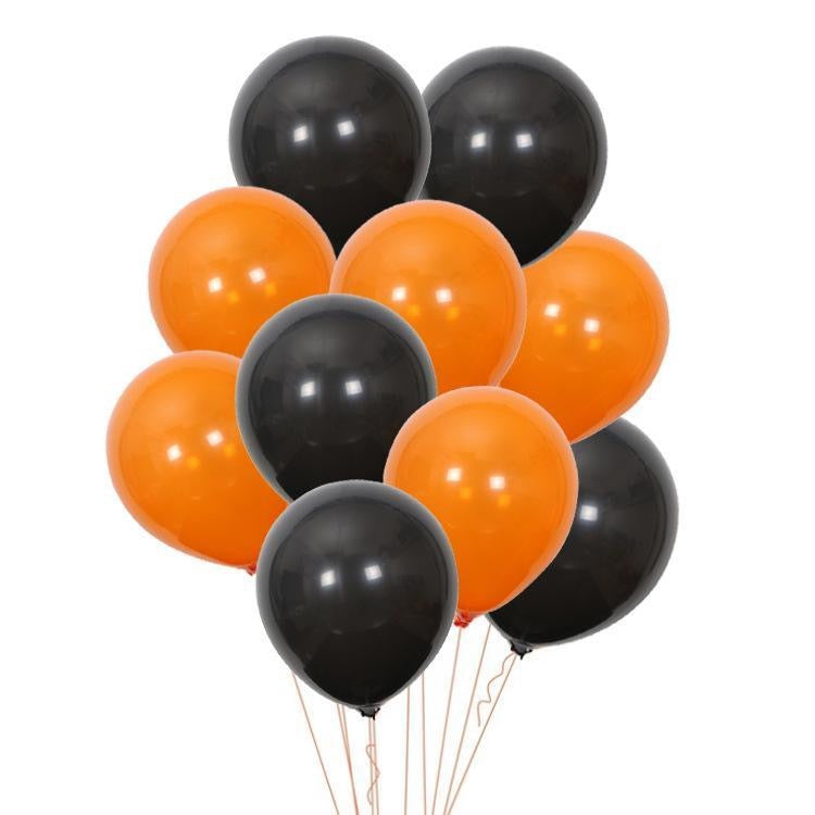 Zwart of Oranje Helium ballonnen