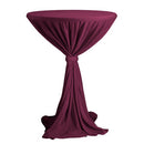 Polyester statafelrok bordeaux