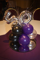 Balloon Centerpiece met folie cijfer