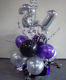 Balloon Centerpiece met folie cijfer